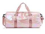 Womens Waterproof Polyester Gym Duffle Bag With Shoe Compartment And Wet Dry Pocket For Fitness V1237-ZY-807-132