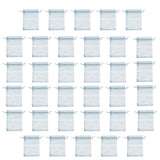 50Pcs Organza Drawstring Bags Sky Blue for Wedding Favor Bags and Jewellery Holders V1192-AZ-W-22360