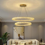 BAMDECOR C3313/2 Modern Crystal Chandeliers Lighting Contemporary Round Chandelier Lighting V255-BAM-C3313-2-0610