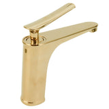 Copper Single Hole Faucet Hot and Cold Water Tap for Washbasin Lavatory Bathroom HotelG9/16 V1294-YM0901-3112210055813