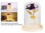 LED Rose Bedside Lamp Glass Night Light Birthday Gift Home Decoration V1294-YM0901-ZM03129-02