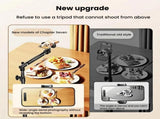 Flooring Phone Tripod with Swan Neck Arm Includes Phone Clamp & Selfie Remote, Multi-Angle V1107-CS-SJZBZJ