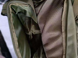 Versatile Tactical Duffle Bag with Convertible Backpack Straps, Water-Resistant 600D Nylon, MOLLE V1341-ZY-D5ZHUYRW-BLACK