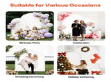 Arch Stand, Set of 2, 2.2 m and 1.8 m, Stable Structure, Easy Assembly, Gold Metal Arch V952-BYDGMJLJTDBZ1SEAH001V0