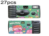 27 Retro Film Camera Stickers - Waterproof Holiday-Themed Cartoon Decor PRL-6001743060DBT