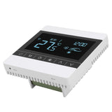 AC220V Touch Screen Thermostat WallHanging Stove Temperature Controller for Water/Floor Heating V1294-YM0901-3114210053211