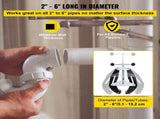 Pipe Clamp, 2 to 6 in, High Strength Ultra Clamp Quick Acting Screws, Steel Pipe Alignment Tool V952-HJDGQYCBDD2-6SEUMV0