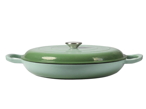 TOQUE 3.5L Enamel Dutch Oven Pan in Green Colour KT0181-3.5L-GN_NZ