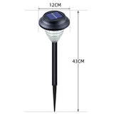 Solar Pathway Lights Outdoor 8 Pack, Bright Solar Lights Outdoor Waterproof, Unique Decoration for V1192-AZ-W-11417