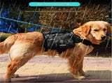 Light Grey Dog Backpack Harness for Medium to Large Dogs - Tactical Vest with Saddlebags, V888-ELOSUNG56820