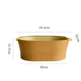 Drain Colander Double Layer Detachable Increased Deepened Capacity Plastic Colander Strainer Set for V1294-YM0716-3118220141514