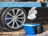 2 Pcs Car Detailing Bucket Organizer 10.2 x 7.8 x 5.5 Inch Car Washing Bucket Caddy Portable V1258-DP02-C-3044