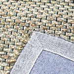 Hand Braided Jute Runner with Green Textured Weave 50 x 120 cm V262-CI-STK999JR