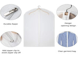 Garment Bags Dress Bag for Storage Dust-Proof Protector Cover Bag with Zipper for Long Dresses, V1366-AZ2-W-07608