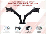 Dual Screen Gas-strut Monitor Stand Mount Desktop Bracket for LED/LC V63-836421