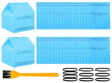 40-Pack Dry Vacuum Filter Bag with Quality Nonwoven, Compatible with 2.5 to 5 Gallon Vacuum Cleaner V1369-AZ3-W-12124