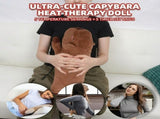 USB-Powered Capybara Plush Heating Pillow Cute Cartoon Animal Design for Warmth and Comfort, V1341-ZY-5VVR8TE3
