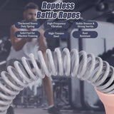 2-Pack Cordless Battle Ropes - Battle Rope - Fitness Rope - Soft Grip - For Home Gym & HIIT V1188-ZXY-131-177