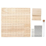 Boutique Wooden Crochet Blocking Board Knitting Blocking Mat with Bar Needles for Knitting & V1237-ZY-203-3034