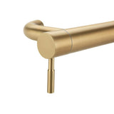 Brushed faucet, single cold water faucet, stainless steel waterfall bathroom sink faucet, bathroom V1369-AZ3-W-03777