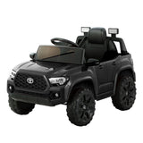 Kids Electric Ride On Car Toyota Tacoma Off Road Jeep Toy Cars Remote 12V Black RCAR-LS-TOYO-BK