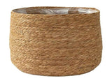 Natural Woven Rattan Plant Pot Cover and Decorative Flower Basket Breathable Grass Floor Standing V1366-AZ2-W-17630