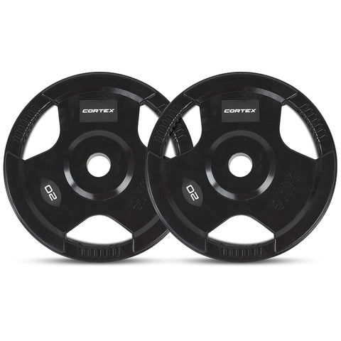 CORTEX 20kg Tri-Grip V2 50mm Olympic Plates V420-CSWP-OTGV2200-2