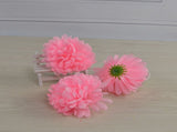 50pcs Artificial Marigold Flowers Fake Flower Heads Garland for Wedding Home Christmas Decor Creamy V1294-YM0714-210910LS03-1