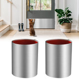 2PCS Stainless Steel Door Kick 8" x 34" Self-adhesive Front Door Kick Metal Door V1369-AZ3-W-08677