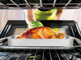 Broiler Pan for Oven, Rectangular Tray Deepened Kitchen Bakeware Rack Roaster Refrigerated Crisper V1188-ZC-DLL-499