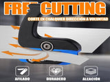 Edge Banding Cutter for Laminate, PVC, Melamine and Formica Dual offset bearings help trim excess V1107-146-15451