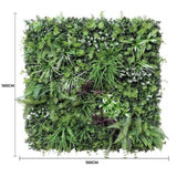 Luxury Vista Green Recycled Vertical Garden / Green Wall UV Resistant 100cm X 100cm V637-1097689