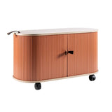 UFOU Fitin Rollin Mobile Roller Shutter Cabinet - Storage with Adjustable Shelves & Wheels V563-68170