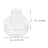 12Pcs Reusable Transparent Glass Stopper Plugs for Wine Bottles V1192-AZ-W-24761