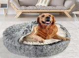 PaWz Pet Dog Calming Bed Warm Soft Plush XL X-Large PT1138-XL-CH