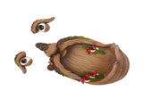Tree Face Mushroom Bird Feeder Resin Lifelike Funny Old Man Tree Face Decoration for Outdoor Garden V1294-YM0901-3111240171011