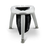 Weisshorn Portable Folding Toilet Camping Outdoor Caravan Plastic Bag CAMP-TOILET-EPOT-HL-GR
