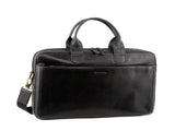 Pierre Cardin Mens Italian Leather 15" Laptop Computer Bag - Black V563-PC3620-BLACK