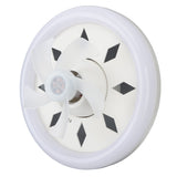 11.8in 60W Ceiling Fan with Light E27 LED Dimmable Ceiling Fans with Remote Control 3 Speeds 5 V1294-YM0706-3119230096711