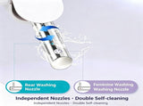 Electric Toilet Bidet Seat Cover Auto Massage Washlet Bathroom Warm Water Dry AU V201-HB05-AU