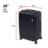 Delegate Suitcases Luggage Set 20" 24" 28"Carry On Trolley TSA Travel Bag V63-827711