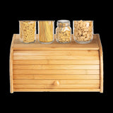 Bamboo Bread Box Kitchen Storage V63-921031