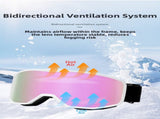 Outdoor sports products ,Winter skiing anti UV card myopia cylindrical double-layer anti fog skiing V1091-SK-047