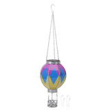 Hot Air Balloon Solar Lantern Iron Portable Hanging Outdoor Decorative Lantern Lamp for Patio Garden V1294-YM0901-3111240202611