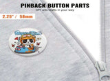 2.25" 58mm Button Badge Parts Supplies for Button Maker Machine 500 Sets V952-XZGSLH58MM500ON35V0