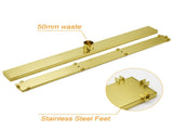 304 Stainless Steel 900mm Tile Insert Shower Grate Floor Drain 50mm Waste Outlet V1233-LGTI01900DG