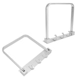 Collapsible Bathroom Rack with Row Hooks Multifunctional WallMounted Towel Shelf Holder for Home V1294-YM0901-3112210064511
