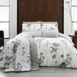 Coverley Grey Quilt Cover Set Super King V442-ATX-QUILTCS-COVERLEY-GREY-SK