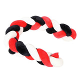 Baby Braided Crib Bumper Long Baby Nursery Cushion Knot Soft Snake Pillow V1294-YM0901-JY25517-02