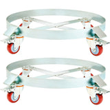 2PCS 250 L Heavy Duty Drum Dolly, 454 kg Load Capacity, Barrel Dolly Cart Drum Caddy, Non Tipping V952-DZTCJ55100042N9RAV0